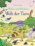 Malen und Stickern: Welt der Tiere