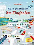 Malen und Stickern: Am Flughafen