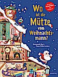 Wo ist die Mütze vom Weihnachtsmann? - Pappbil...