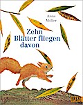 Zehn Blätter fliegen davon