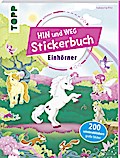 Das Hin und weg Stickerbuch - Einhörner